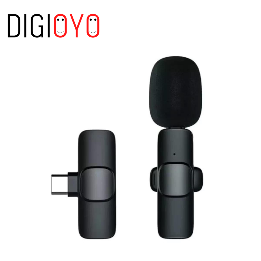 K8 Mini Collar Wireless Microphone for iPhone & C Type