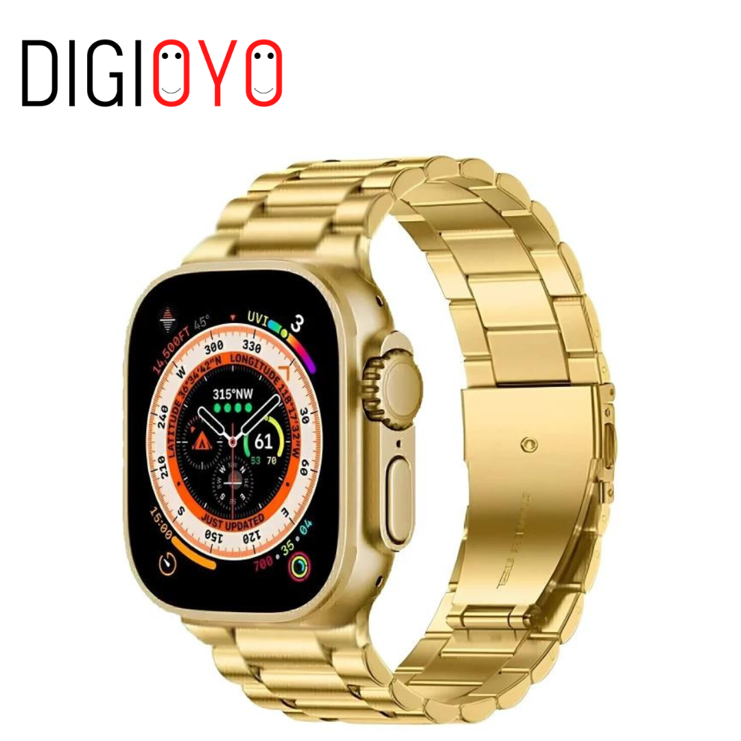 GD9 Smart Watch Golden Edition With 2 Straps