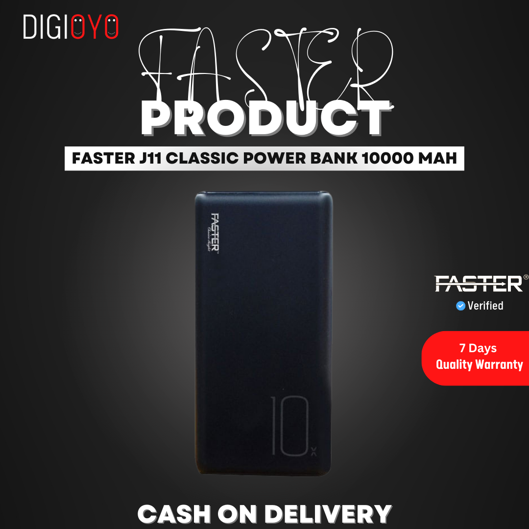 FASTER J11 Classic Power Bank 10000 mAh