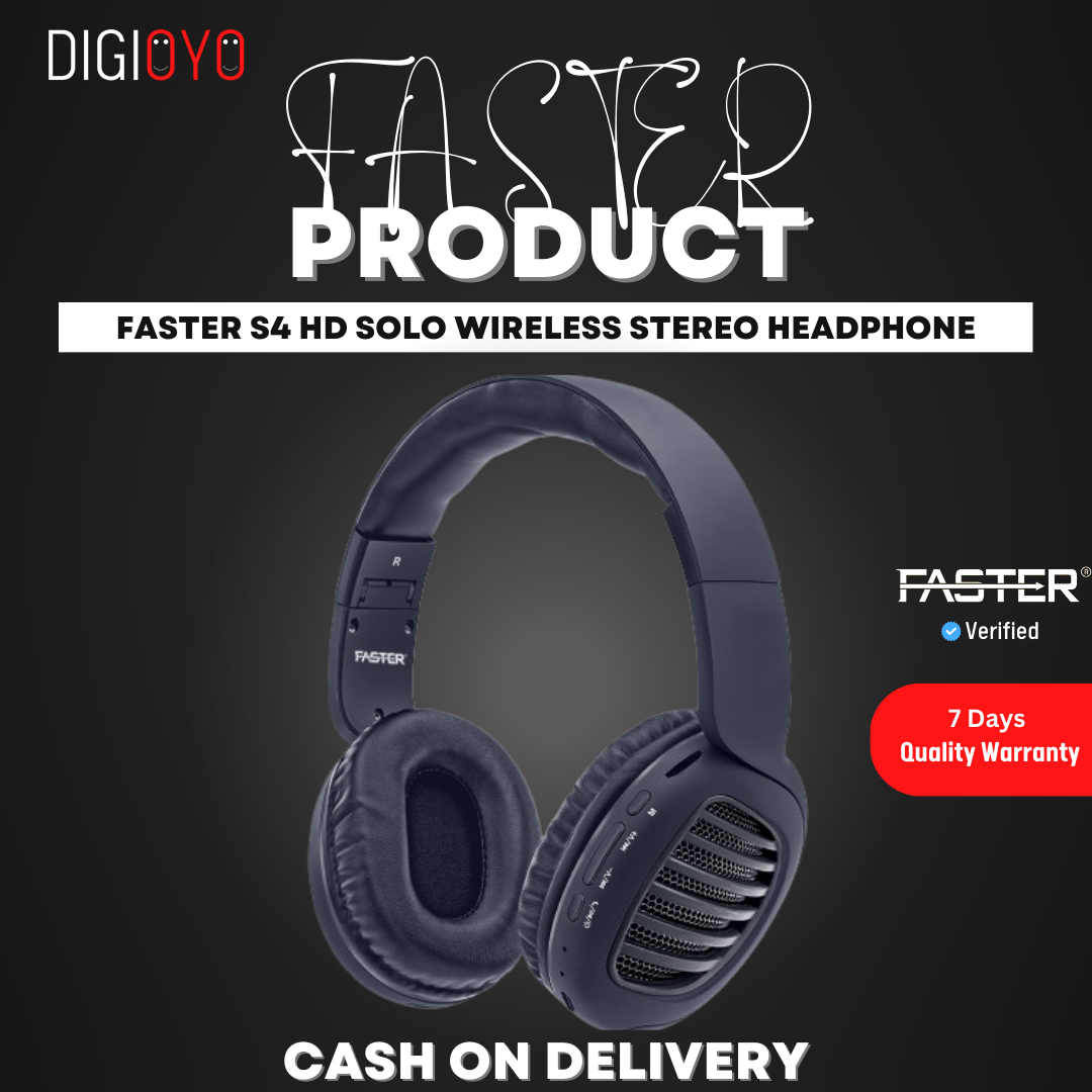 FASTER S4 HD Solo Wireless Stereo Headphones